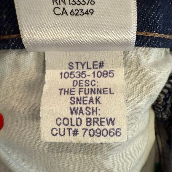 MOTHER The Funnel Sneak Jeans in Cold Brew Size 30 - Picture 10 of 10